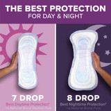 Poise Fresh Protection Overnight Bladder Control Pad 5.3 Inch Length Heavy Absorbency Sodium Polyacrylate Core One Size Fits Most, 54943, Case of 44