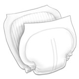 Wings Incontinence Liner 13 X 24 Inch Moderate Absorbency Super Absorbent Core One Size Fits Most, 6596B, Case of 88