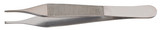 Tissue Forceps McKesson Argent Adson 4-3/4 Inch Length Surgical Grade Stainless Steel NonSterile NonLocking Thumb Handle Straight 1 x 2 Teeth 43-1-775 Pack of 1