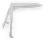 Vaginal Speculum McKesson Graves NonSterile Office Grade Plastic Large Double Blade Duckbill Disposable Without Light Source Capability 211 Case of 100