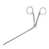 Ear Forceps McKesson Noyes 5-1/2 Inch Length Office Grade Stainless Steel NonSterile Finger Ring Handle Serrated Alligator Tip 43-2-224 Pack of 1