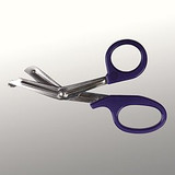 Trauma Shears McKesson Medicut Purple 7-1/4 Inch Length Medical Grade Stainless Steel Finger Ring Handle Blunt Tip / Blunt Tip 320VMM Pack of 1
