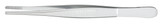 Dressing Forceps McKesson Argent Von-Graefe 4-1/2 Inch Length Surgical Grade Stainless Steel NonSterile NonLocking Thumb Handle Straight Serrated Tips 43-1-705 Pack of 1