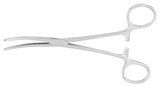 Hemostatic Forceps McKesson Argent™ Rochester-Pean 6-1/4 Inch Length Surgical Grade Stainless Steel NonSterile Ratchet Lock Finger Ring Handle Curved 43-1-477 Pack of 1 43-1-477 McKesson Argent™ 487387_EA