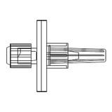 McKesson Syringe Disc Filter 0.2 Micron, Sterile, Male / Female Luer-Lock PES, MSF475, Case of 50