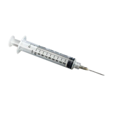 Standard Tuberculin Syringe with Needle ExelInt® 1 mL 1 Inch 25 Gauge NonSafety Regular Wall 26042 Box of 100
