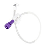 McKesson Bolus Enteral Feeding Extension Tube Set 12 Inch, EnFit, Secure Lock Right Angle Connector and Clamp, NonSterile, 194-0124-12, Box of 5