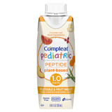 Compleat Pediatric Peptide 1.0 Pediatric Tube Feeding Formula Vegetable / Fruit Medley Flavor 250 mL Reclosable Carton Liquid Plant Based, 00043900920504, Pack of 1
