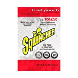 Oral Electrolyte Solution Sqwincher Fast Pack Fruit Punch Flavor 0.6 oz. Electrolyte 159015305 Box of 50