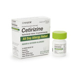 Major Cetirizine HCl 10 mg Tablet Bottle 45 Tablets Bottle of 1