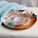 McKesson NonRebreather Oxygen Mask Elongated Style Pediatric Adjustable Head Strap, 3226E, Pack of 1