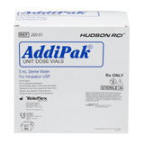 Addipak Sterile Water Liquid 5 mL, HUD20051, Box of 100