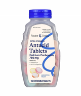 Foster & Thrive Extra Strength Antacid Tablets, Chewable Calcium Carbonate 750 mg, Orange Flavor, 96 Tablets per Bottle, Bottle of 1 70677107601 Foster & Thrive™ 1235090_BT