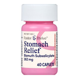 Anti-Diarrheal Foster & Thrive 262 mg Strength Caplet 40 Bottle of 1