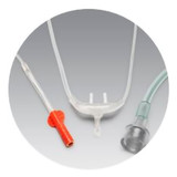 Microstream ETCO2 Oral / Nasal Sampling Line Pediatric Curved Prongs 6-1/2 Foot Tubing, MVP, Pack of 25