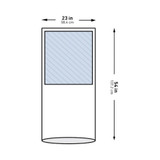 McKesson Mayo Stand Cover Without Closure, 23 X 54", Blue, Sterile, Pack of 1