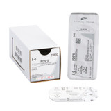 J & J PDS II Absorbable Suture with Needle, Size 5 - 0, 18'' Suture, 1-Needle, Clear, Needle Length 13 mm, 3/8 Circle, Precision Reverse Cutting Needle, Box of 12