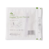 Mepilex Border Flex Lite Thin Foam Dressing 4 X 4 Inch With Border Film Backing Silicone Adhesive Square Sterile, 581300, Case of 50