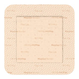 Mepilex Border Flex Lite Thin Foam Dressing 6 X 6 Inch With Border Film Backing Silicone Adhesive Square Sterile, 581500, Pack of 1