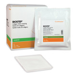 Biostep Collagen Dressing, 4 x 4'', Sterile, Case of 100 Biostep Collagen Dressing, 4 x 4'', Sterile, Case of 100