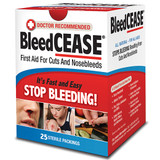 Nosebleed Treatment BleedCEASE CAT:BC-25 Box of 25