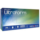 Exam Glove Ultraform® Small NonSterile Nitrile Standard Cuff Length Textured Fingertips Blue Not Rated UF-524-S Box of 300 UF-524-S Ultraform® 816698_BX