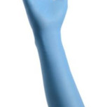 Cardinal Health Decontamination Exam Glove Medium NonSterile Nitrile Extended Cuff Length Fully Textured Blue Chemo Tested, 88NDM, Box of 50