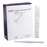 Peripheral IV Catheter Insyte™ Autoguard™ BC 20 Gauge 1.16 Inch Button Retracting Safety Needle 382534 Box of 50 382534 Insyte™ Autoguard™ BC 777594_BX Peripheral IV Catheter Insyte™ Autoguard™ BC 20 Gauge 1.16 Inch Button Retracting Safety Needle 382534 Box of 50 382534 Insyte™ Autoguard™ BC 777594_BX