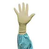 Biogel PI Surgical Glove Size 6.5 Sterile Polyisoprene Standard Cuff Length Micro-Textured Ivory Chemo Tested, 40865, Pair of 1