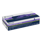 Purple Nitrile-Xtra Exam Glove X-Small NonSterile Nitrile Extended Cuff Length Textured Fingertips Purple Chemo Tested, 55090, Case of 500