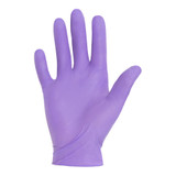 Purple Nitrile-Xtra Exam Glove X-Small NonSterile Nitrile Extended Cuff Length Textured Fingertips Purple Chemo Tested, 55090, Case of 500