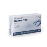 Derma Free Exam Glove Large NonSterile Vinyl Standard Cuff Length Smooth Clear Not Rated, DF-850-L, Box of 100