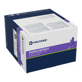 Purple Nitrile Exam Glove Medium Sterile Single Nitrile Standard Cuff Length Textured Fingertips Purple Chemo Tested, 52102, Pack of 1