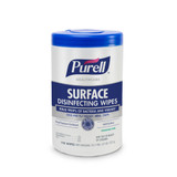 Purell Healthcare Surface Disinfectant Cleaner Premoistened Alcohol Based Manual Pull Wipe 110 Count Canister Unscented NonSterile, 9340-06, Carton of 110