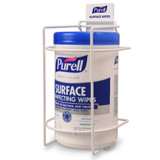 Purell Healthcare Surface Disinfectant Cleaner Premoistened Alcohol Based Manual Pull Wipe 110 Count Canister Unscented NonSterile, 9340-06, Carton of 110