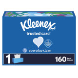 Kleenex Facial Tissue White 160 Count 54266 Pack of 160