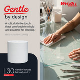 WypAll GeneralClean L30 Multipurpose Task Wipe Heavy Duty 300 Count Roll 9-4/5 X 14-1/5 Inch NonSterile Disposable, 05820, Case of 2