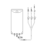 EVA Empty 2 Leg Bag McKesson 3000 mL 64110 Pack of 1