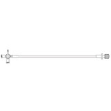 IV Extension Set Standard Bore 35 Inch Tubing Without Filter Sterile, 456030, Case of 50