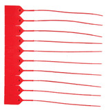 Health Care Logistics Pull-Tight Seal UnNumbered Red Polypropylene 9 Inch, 7821, Pack of 1