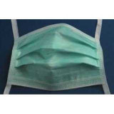 Surgical Mask Cardinal Health™ Anti-fog Adhesive Pleated Tie Closure One Size Green NonSterile ASTM Level 1 Adult AT73835 Case of 300 AT73835 Cardinal Health™ 1036703_CS