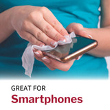 Easy Screen Surface Cleaner Premoistened Alcohol Based Manual Pull Wipe 50 Count Individual Packet Alcohol Scent NonSterile, H01050, Box of 50