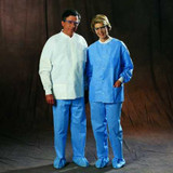 Lab Jacket White Medium Hip Length 3-Layer SMS Disposable 10071 Case of 25 10071 O&M Halyard Inc 236314_CS