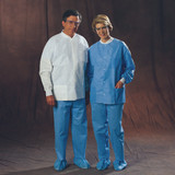 Lab Jacket White M Hip Length 3-Layer SMS 10071 Case of 25