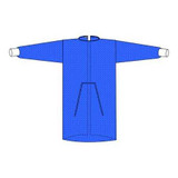 Protective Procedure Gown Welmed Large Blue NonSterile Not Rated Disposable 9100-215L Case of 100 9100-215L Welmed 1200076_CS
