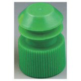 McKesson Tube Closure Flanged Plug Cap Green 13 mm, NonSterile, 177-118240G, Bag of 1000