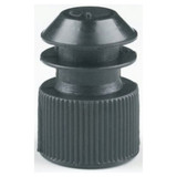 McKesson Tube Closure Flanged Plug Cap Black 13 mm, NonSterile, 177-118240K, Bag of 1000
