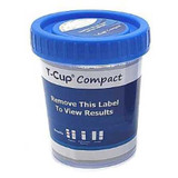 Drugs of Abuse Test Kit T-Cup® Compact AMP, BUP, BZO, COC, mAMP/MET, MTD, OPI300 (MOP), OXY, THC 25 Tests CLIA Waived CDOA-8105 Box of 25 CDOA-8105 T-Cup® Compact 1212149_BX
