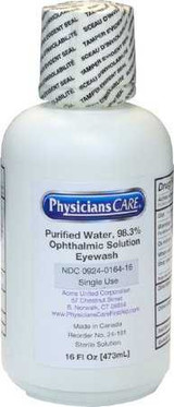 Eyewash Solution The Safety Zone ® Eye Cup, Buffered Solution 16 oz. Bottle K-FAK-24-101 Pack of 1 K-FAK-24-101 The Safety Zone ® 1142175_EA