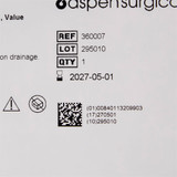 McKesson Brand Wound Drain Tube Flat Hubless Type Without Attachment Flat Perforated Channel Type 10 Fr. Size Sterile, 360005, Pack of 1